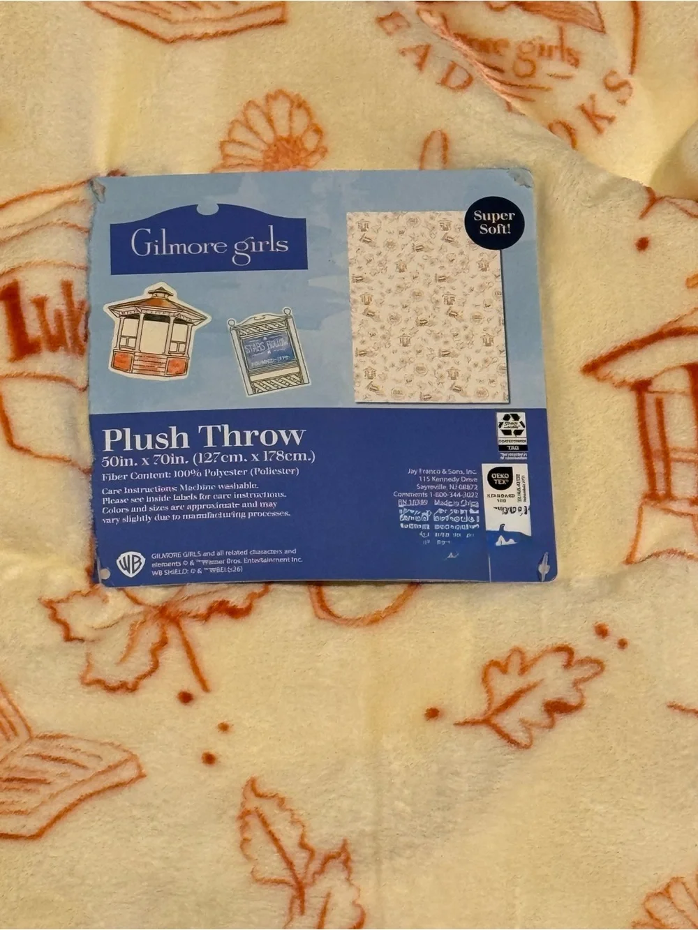Gilmore Girls Super Soft Thick Large 50x70 in. Plush Throw Blanket